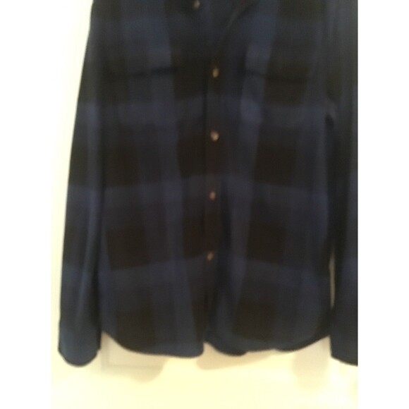 Chaps Men's Plaid Button Down Shirt Fleece Long Sleeve Size Medium - Picture 4 of 6